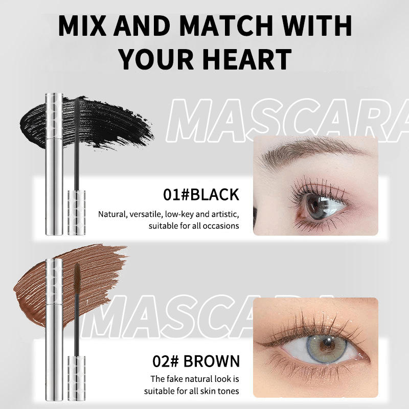 🥳BUY 1 GET 1 FREE:￡7.99!!💞50K+ SOLD!👁️✨ All-Day Beautiful Lashes, Smudge-Proof! Waterproof Fiber Mascara for Natural Volume💖 3